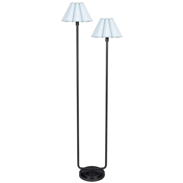 Polly Stehlampe, Blackened Brass/Oyster