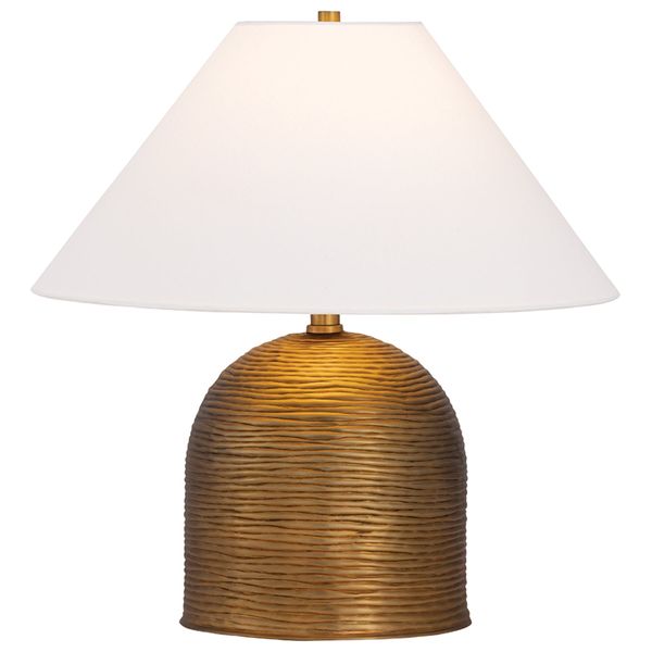 Jarvis Tischlampe, Patina Brass/Ceramic Dappled Lapis
