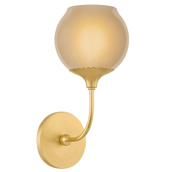 Kehlani Wall Sconce, Aged Brass