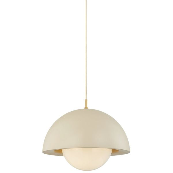 Antoneta Semi Flush, Aged Brass