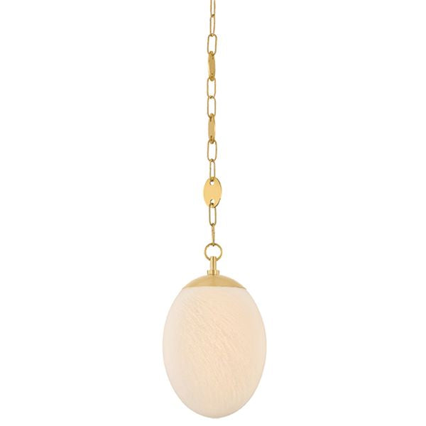 Remi Pendant, Aged Brass