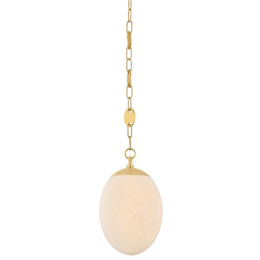 Remi Pendant, Aged Brass