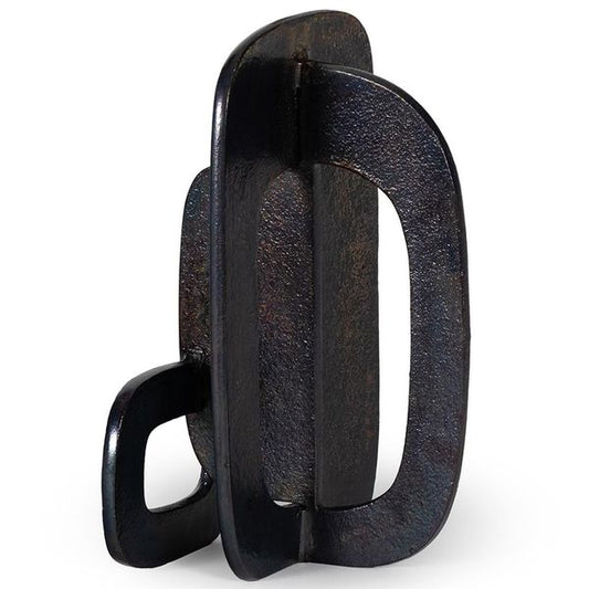 Modernist Tall Sculpture, Brass